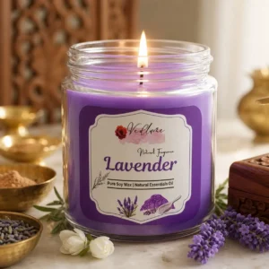 Vedlume Lavender Bliss – Premium Soy Wax Scented Candle