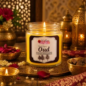 Vedlume Royal Oud – Luxury Soy Wax Scented Candle