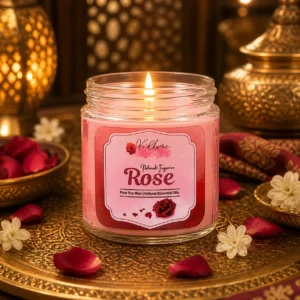Vedlume Rose Royale – Luxury Soy Wax Scented Candle
