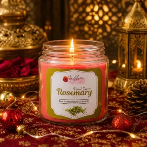 Vedlume Rosemary Essence – Luxury Soy Wax Scented Candle